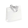 Bolsa de regalo papel charol con lazos (19 x 27 x 10 cm) - Blanca 426235 - 1