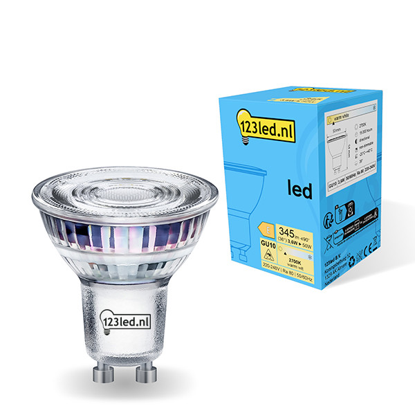 Bombilla Foco LED GU10 Luz Cálida Cristal (3.6W) - 123tinta  LDR01720 - 1