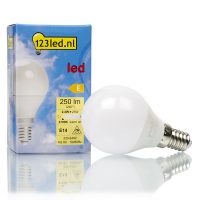 Bombilla LED E14 C35 Luz Cálida Redonda Mate (2.2W) - 123tinta  LDR01632