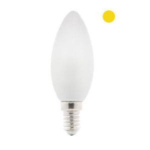 Bombilla LED E14 C35 Luz Cálida Vela Mate (4W) 607 425762 - 1