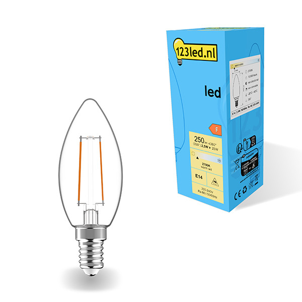 Bombilla LED E14, vela (25 W) - 123tinta  LDR01872 - 1
