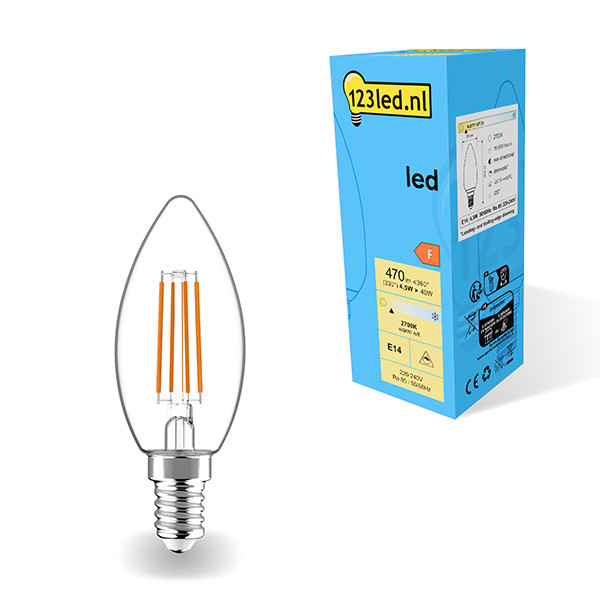 Bombilla LED E14 vela regulable (40 W) -123tinta  LDR01882 - 1
