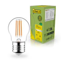 Bombilla LED E27 | Bola G45 | Ultraeficiente | Filamento | Transparente | 2700K | 2,2 W (40 W) - 123tinta LDR02396