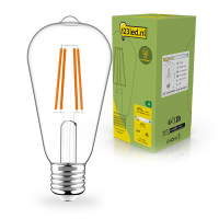 Bombilla LED E27 | Edison ST64 | Ultraeficiente | Filamento | Transparente | 2700K | 2,2 W (40 W) - 123tinta LDR02406