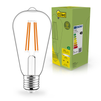 Bombilla LED E27 | Edison ST64 | Ultraeficiente | Filamento | Transparente | 2700K | 2,2 W (40 W) - 123tinta LDR02406