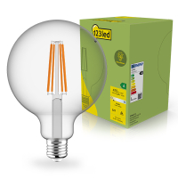 Bombilla LED E27 | Globo G125 | Ultraeficiente | Filamento | Transparente | 2700K | 2,2 W (40 W) - 123tinta LDR02410