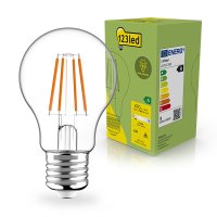 Bombilla LED E27 | Pera A60 | Ultraeficiente | Filamento | Transparente | 2700 K | 2,2 W (40 W) - 123tinta LDR02398