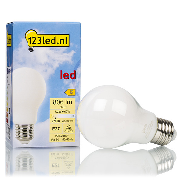 Bombilla LED E27 pera mate regulable luz cálida (7.3W) - 123tinta LDR01782 LDR01614 - 1