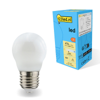Bombilla LED E27 redonda mate regulable luz cálida (4.5W) - 123tinta  LDR01820