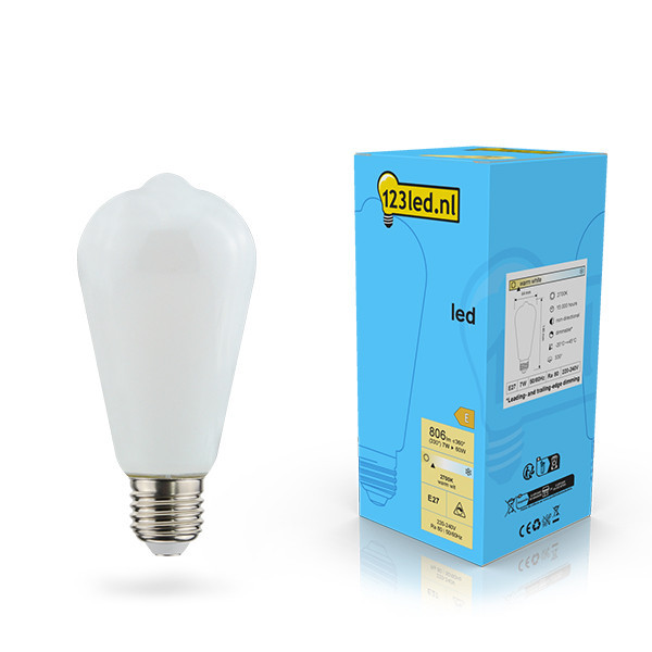 Bombilla LED Edison E27 mate regulable 7 W (60 W) - 123tinta LDR02116 - 1