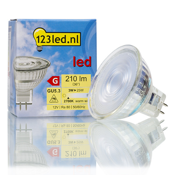 Bombilla LED GU5.3 MR16 Luz Cálida Foco (3W) - 123tinta  LDR01642 - 1
