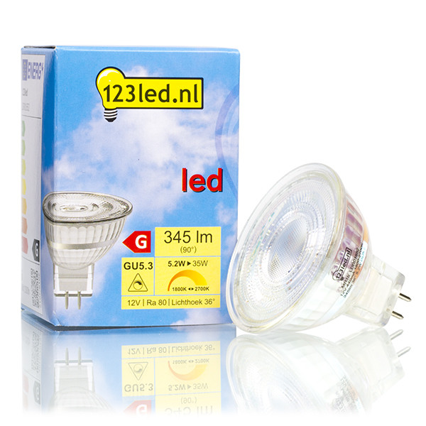 Bombilla LED GU5.3 MR16 Luz Cálida Foco Regulable (5.2W) - 123tinta  LDR01652 - 1