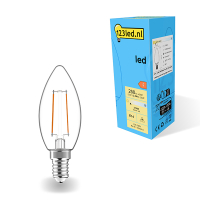 Bombilla LED de filamento E14 con forma de vela regulable de 2,5 W (25 W) - 123tinta  LDR01880