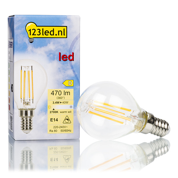 Bombilla LED de filamento E14 regulable (3.4W) - 123tinta  LDR01610 - 1