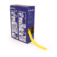 Brady BM-10x60-348-YL Etiquetas de poliolefina amarillas 10 mm x 60 mm (original) BM-10x60-348-YL 148047