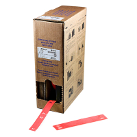 Brady BM-10x60-7643-RD Etiquetas de poliuretano rojas 10 mm x 60 mm (originales) BM-10x60-7643-RD 148042