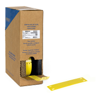 Brady BM-25x75-7643-YL Etiquetas de poliuretano amarillas 25 mm x 75 mm (originales) BM-25x75-7643-YL 148023