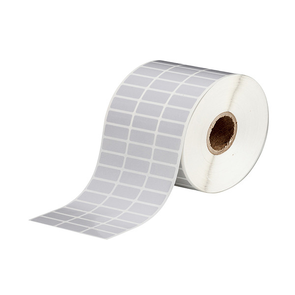 Brady BPT-5-7563-2.5 etiqueta de poliéster mate metalizado 25,40 x 12,70 mm (original)