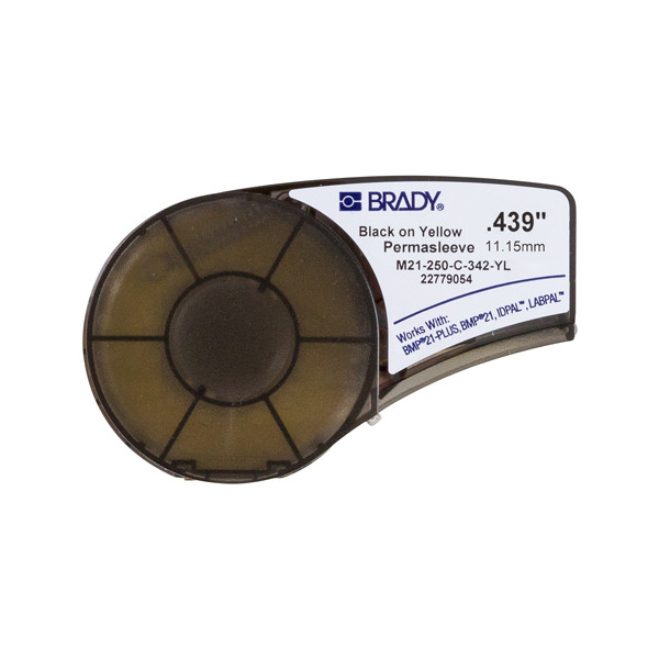 Brady M21-250-C-342-YL cinta termorretráctil negro sobre amarillo 11,15 mm x 2,10 m (original)