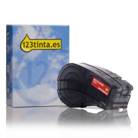 Brady M21-375-595-RD cinta de vinilo blanco sobre rojo 9,53 mm x 6,40 m (marca 123tinta)  147197