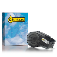 Brady M21-750-430 cinta de poliéster negro sobre transparente 19,1 mm x 6,40 m (marca 123tinta) M21-750-430C RL-BD-Po-21P-750-BK/CL 147766