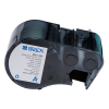 Brady M4-17-595 etiquetas de vinilo negro sobre blanco 25,40 mm x 12,70 mm (original) 147957 - 1