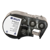 Brady M4-206-RO-427 etiquetas de vinilo laminado negro sobre blanco 12,70 mm x 44,45 mm (original) 147950 - 1