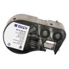 Brady M4-211-RO-427 etiquetas de vinilo laminado negro sobre blanco 25,40 mm x 30,48 mm (original)