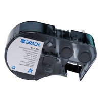Brady M4-7-595 etiquetas de vinilo negro sobre blanco 12,70 mm x 12,70 mm (original) M4-7-595 147947