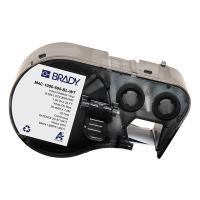 Brady M4C-1000-595-BL-WT cinta vinílica blanca sobre azul 25,4 mm x 7,62 m (original) M4C-1000-595-BL-WT 148236