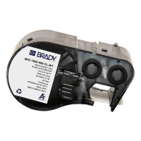 Brady M4C-1000-595-CL-WT Etiquetas de vinilo blanco sobre transparente 25,40 mm x 6,10 m (original) M4C-1000-595-CL-WT 147945