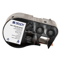 Brady M4C-1000-595-OR-BK cinta vinilo negro sobre naranja 25,4 mm x 7,62 m (original) M4C-1000-595-OR-BK 148230