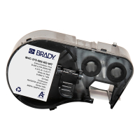 Brady M4C-375-595-RD-WT etiquetas de vinilo blanco sobre rojo 9,53 mm x 7,62 m (original) M4C-375-595-RD-WT 147946
