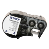 Brady M4C-500-595-BK-WT etiquetas de vinilo blanco sobre negro 12,70 mm x 7,62 m (original) 147958 - 1