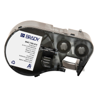 Brady M4C-750-414 etiquetas de material de poliéster con gancho y bucle, negro sobre blanco, 19,05 mm x 3,66 m (original) M4C-750-414 147952