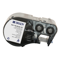 Brady M4C-750-595-BL-WT cinta vinílica blanca sobre azul 19,05 mm x 7,62 m (original) M4C-750-595-BL-WT 148186