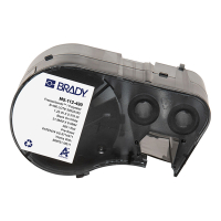 Brady M5-112-490 etiquetas de poliéster negro sobre blanco 31,75 mm x 9,53 mm (original) M5-112-490 148041