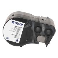 Brady M5-115-427 etiquetas de vinilo laminado negro sobre blanco/transparente 31,75 mm x 38,1 mm x 12,7 mm (original) M5-115-427 148148
