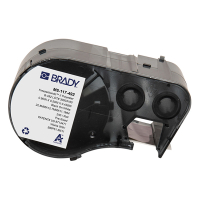 Brady M5-117-492 Etiquetas de poliéster FreezerBondz negro sobre blanco 12,7 mm x 25,4 mm (original) M5-117-492 148308