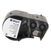Brady M5-117-499 etiquetas de tela de nailon negro sobre blanco 12,7 mm x 25,4 mm (original) M5-117-499 148306