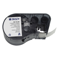 Brady M5-118-492 Etiquetas de poliéster FreezerBondz negro sobre blanco 25,4 mm x 9,53 mm (original) M5-118-492 148304