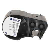 Brady M5-118-499 etiquetas de tela de nailon negro sobre blanco 25,4 mm x 9,53 mm (original) M5-118-499 148302