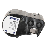 Brady M5-120-499 etiquetas de tela de nailon negro sobre blanco 25,4 mm x 12,7 mm (original) M5-120-499 148298