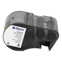 Brady M5-20-351 etiquetas de vinilo negro sobre blanco 25,4 mm x 50,8 mm (original) M5-20-351 148398