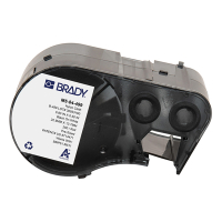 Brady M5-84-499 etiquetas de tela de nailon negro sobre blanco 12,7 mm x 22,86 mm (original) M5-84-499 148242