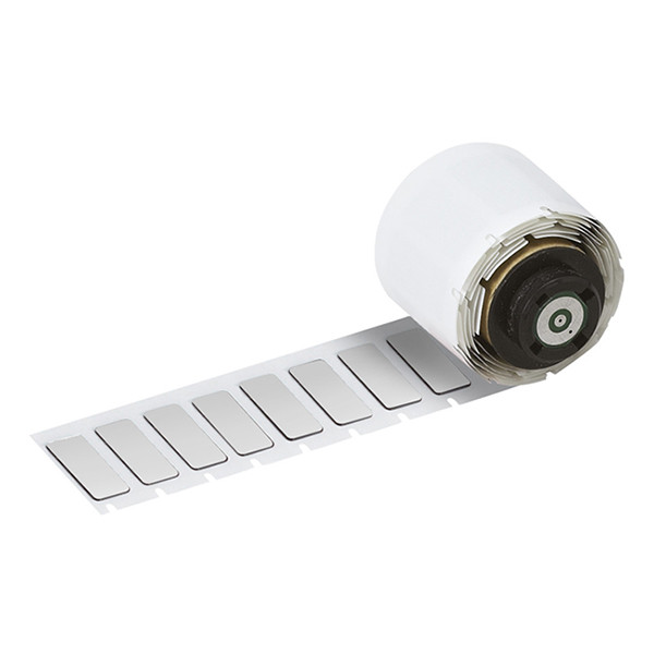 Brady M6-01-7593-SL etiquetas de poliéster plateadas 27 mm x 7,95 mm (original) M6-01-7593-SL 148081 - 1