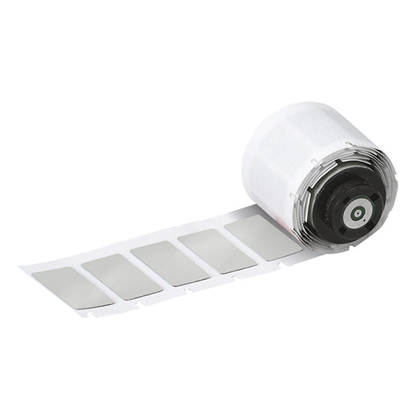 Brady M6-04-7593-SL Etiquetas de poliéster laminado plateado 27 mm x 18 mm (original) M6-04-7593-SL 148071 - 1