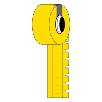 Brady M6-10x4.2-7597-YL etiquetas de polietileno amarillo 10 mm x 4,20 mm (original) M6-10x4.2-7597-YL 148098