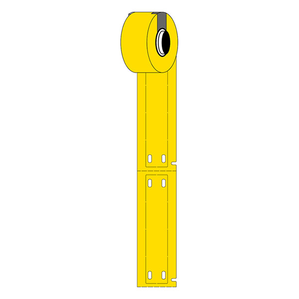 Brady M6-15x75-7643-YL etiquetas de poliuretano amarillo 15 mm x 75 mm (original) M6-15x75-7643-YL 148087 - 1