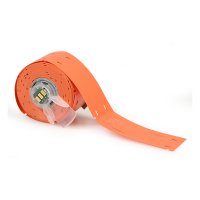 Brady M6-25x75-7643-OR etiquetas de poliuretano naranja 25 mm x 75 mm (original) M6-25x75-7643-OR 148058